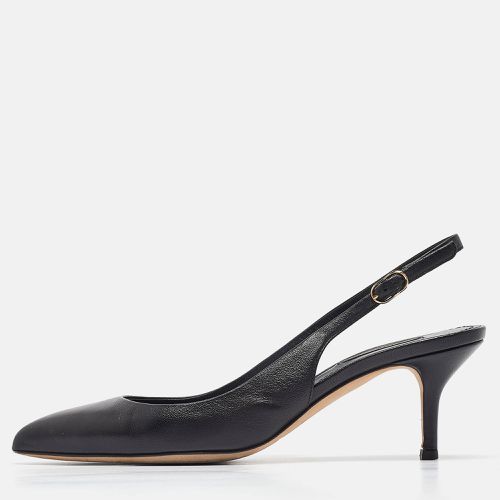 Dolce & Gabbana Black Leather Slingback Pumps Size 38 - Dolce & Gabbana - Modalova