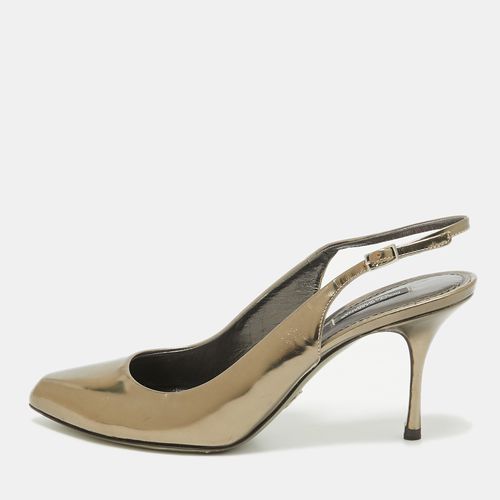 Leather Slingback Pumps Size 40 - Dolce & Gabbana - Modalova