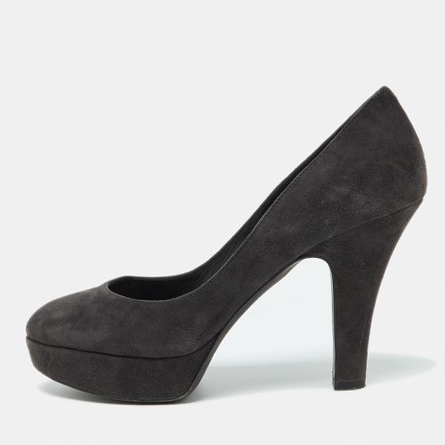 Dolce & Gabbana Black Suede Platform Pumps Size 39.5 - Dolce & Gabbana - Modalova