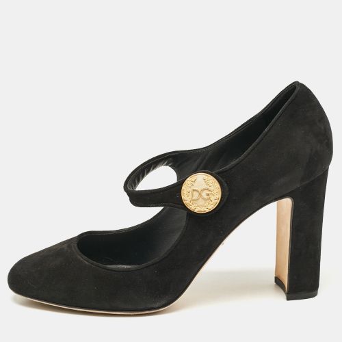 Suede Vally Mary Jane Pumps Size 41 - Dolce & Gabbana - Modalova