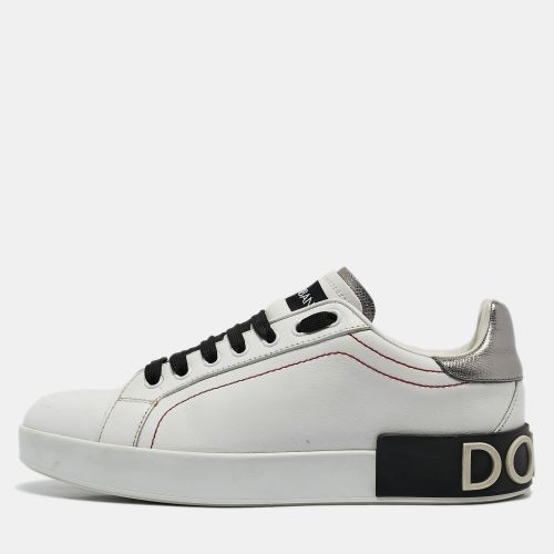 Leather Portofino Low Top Sneakers Size 38 - Dolce & Gabbana - Modalova