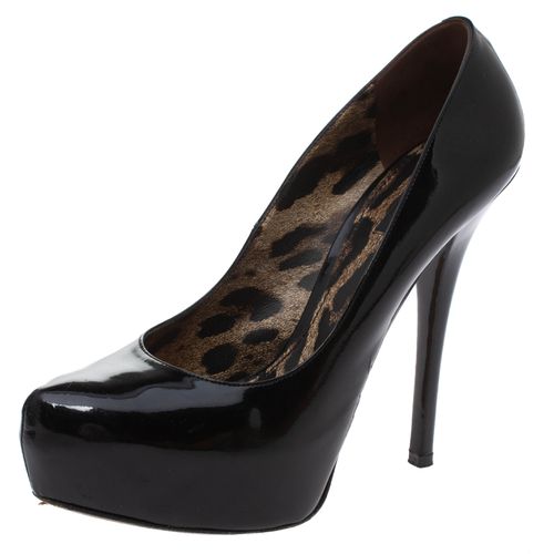 Dolce & Gabanna Patent Leather Platform Pumps Size 38 - Dolce & Gabbana - Modalova