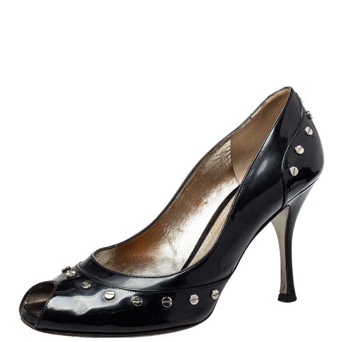 Dolce & Gabbana Black Patent Leather Studded Pumps Size 39.5 - Dolce & Gabbana - Modalova