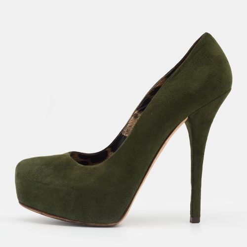 Suede Platform Pumps Size 38 - Dolce & Gabbana - Modalova