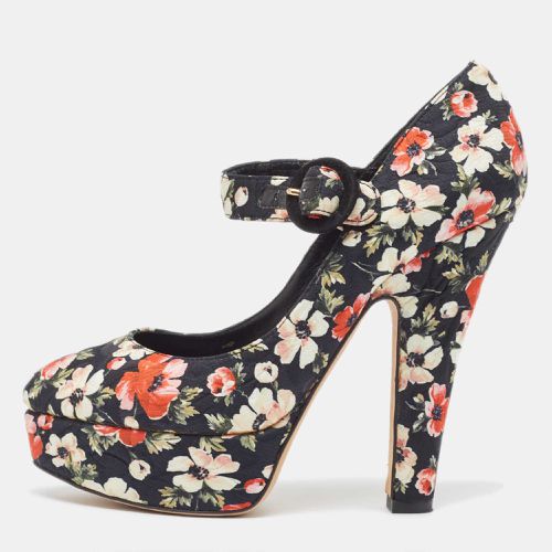 Dolce & Gabbana Multicolor Brocade Fabric Mary Jane Pumps Size 37.5 - Dolce & Gabbana - Modalova