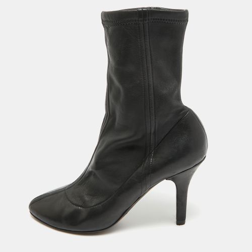 Dolce & Gabbana Black Leather Ankle Boots Size 37 - Dolce & Gabbana - Modalova