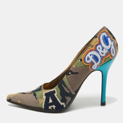 Dolce & Gabbana Multicolor Denim Pointed Toe Pumps Size 36 - Dolce & Gabbana - Modalova