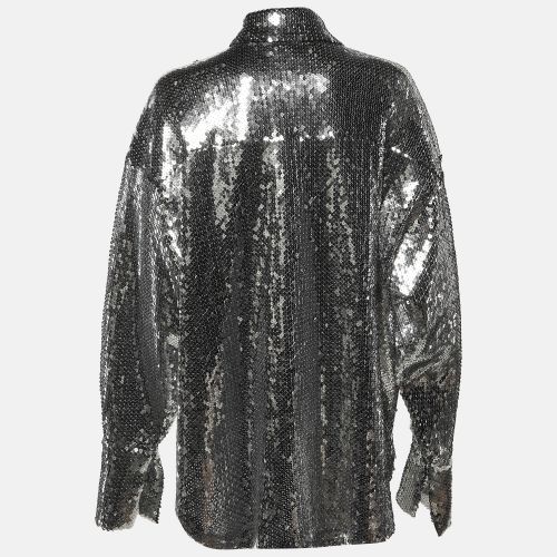 Sequinned Oversized Shirt M - David Koma - Modalova