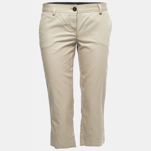 D&G Beige Cotton Capri Pants M - D&G - Modalova