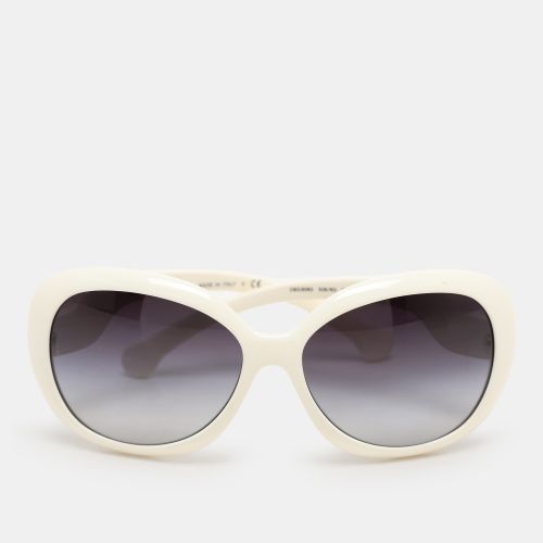 D&G White Acetate 8063 Round Sunglasses - D&G - Modalova