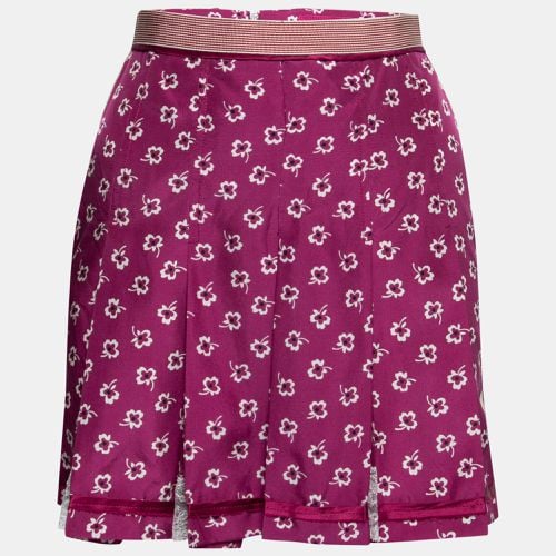 D&G by Dolce & Gabbana Pink Printed Silk Mini Skirt S - D&G - Modalova