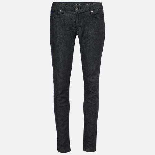 D&G Black Denim Slim Fit Jeans M/Waist 32" - D&G - Modalova