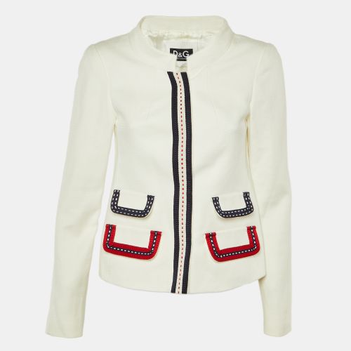 D&G Tri Color Cotton Front Pockets Breasted Blazer S - D&G - Modalova