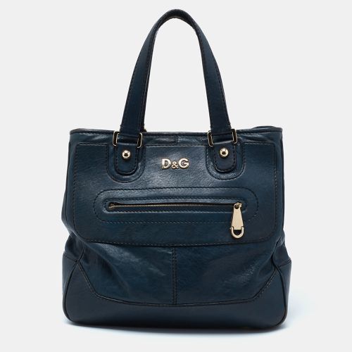 D&G Blue Leather Satchel - D&G - Modalova