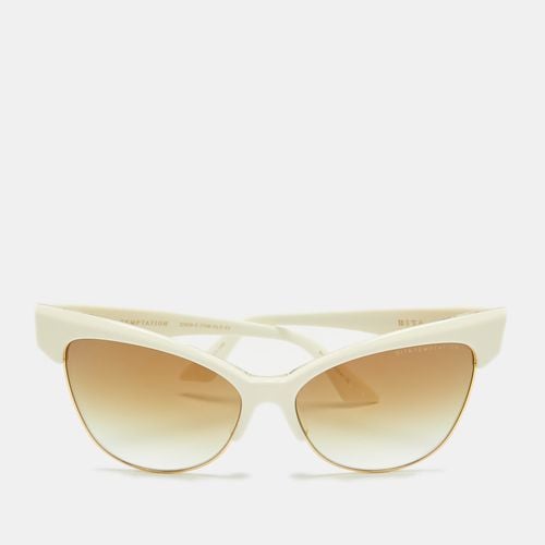 Dita Off White/Brown Gradient Temptation Cat Eye Sunglasses - Dita - Modalova