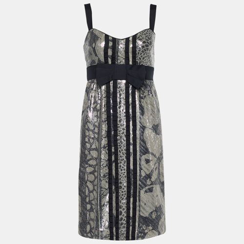 Diane von Furstenberg Grey Sequined Ariba Bodycon Dress S - Diane Von Furstenberg - Modalova