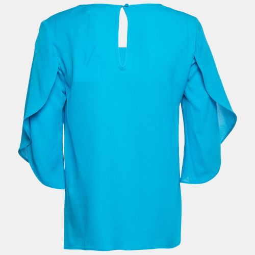 Diane Von Furstenberg Blue Silk Nancy Blouse S - Diane Von Furstenberg - Modalova