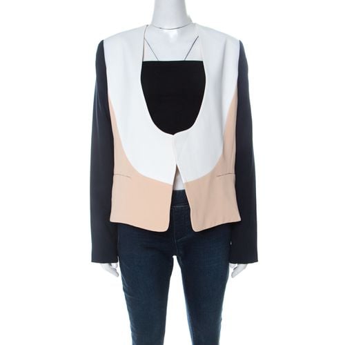 Diane Von Furstenberg Multicolor Crepe Creme Brulee Open Front Feriha Blazer M - Diane Von Furstenberg - Modalova