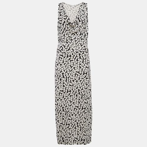 White Gili Print Tie-Up Waist Maxi Dress M - Diane Von Furstenberg - Modalova