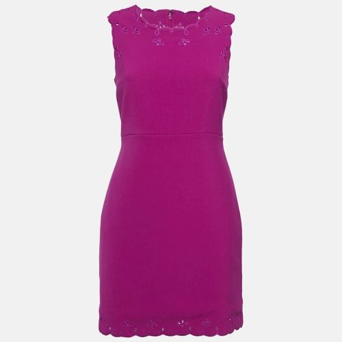 Diane Von Furstenberg Pink Knit Scallop Caralyn Dress S - Diane Von Furstenberg - Modalova