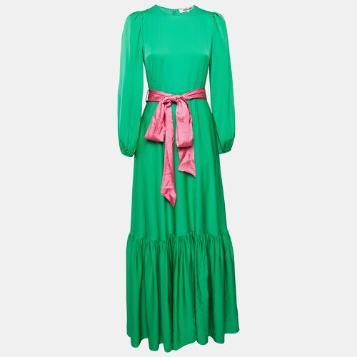 Silk Belted Flounce Amabel Maxi Dress S - Diane Von Furstenberg - Modalova