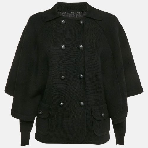 Diane Von Furstenberg Black Wool Abbe Cardigan Cape XS - Diane Von Furstenberg - Modalova