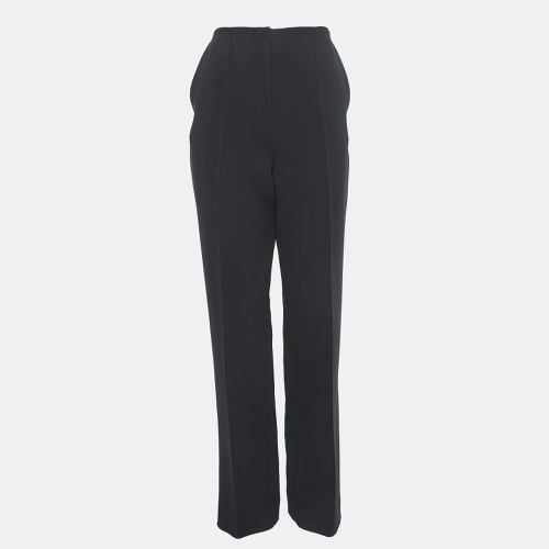 Diane Von Furstenberg Black Stretch Crepe High-Rise Trousers M - Diane Von Furstenberg - Modalova