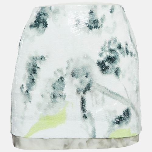 Diane Von Furstenberg Green Sequin Mini Skirt M - Diane Von Furstenberg - Modalova