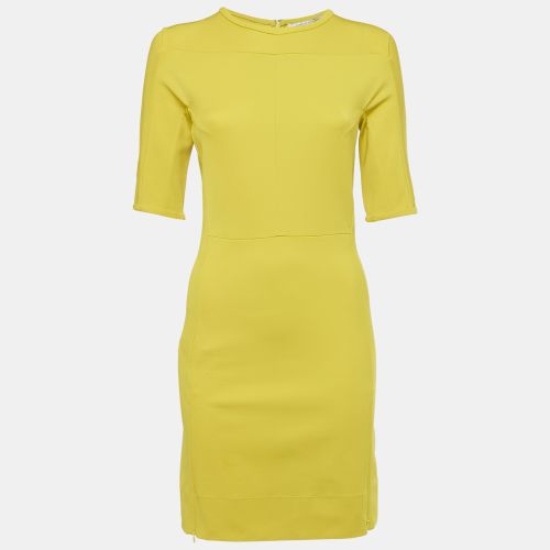 Diane Von Furstenberg Acid Yellow Jersey Oka Sheath Dress M - Diane Von Furstenberg - Modalova