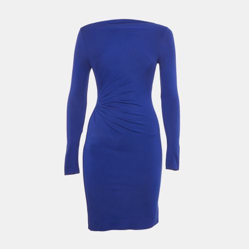 Diane Von Furstenberg Blue Knit Pleat Detail Lali Mini Dress XS - Diane Von Furstenberg - Modalova