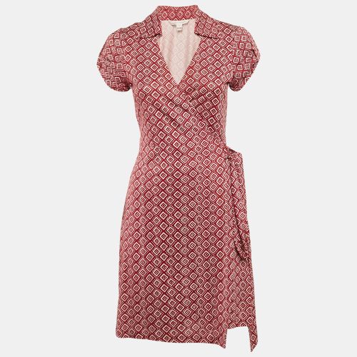 Printed Silk Jersey Jilda Wrap Dress M - Diane Von Furstenberg - Modalova