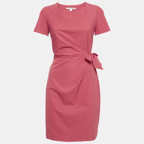 Diane von Furstenberg Pink Jersey Draped Waist Tie Detail Zoe Dress S - Diane Von Furstenberg - Modalova