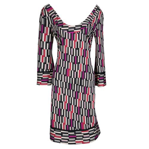 Diane Von Furstenberg Multicolor Printed Silk Jersey Aggie Shift Dress M - Diane Von Furstenberg - Modalova