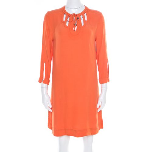 Diane Von Furstenberg Orange Long Sleeve Kea Dress M - Diane Von Furstenberg - Modalova