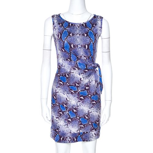 Python Print Silk Jersey Della Dress XS - Diane Von Furstenberg - Modalova