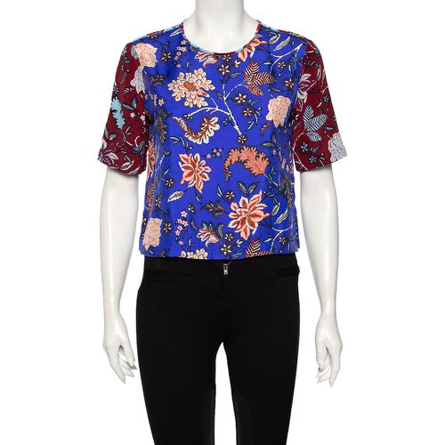 Floral Printed Silk Top S - Diane Von Furstenberg - Modalova