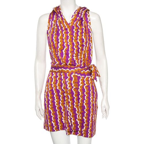 Multicolored Silk Mylene Mini Wrap Dress S - Diane Von Furstenberg - Modalova