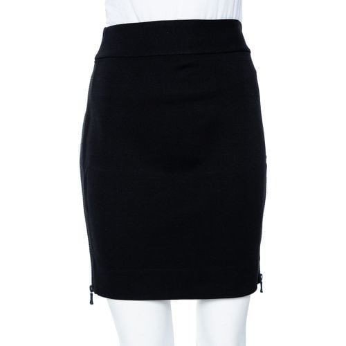 Diane von Furstenberg Black Knit Meg Zip Pencil Skirt S - Diane Von Furstenberg - Modalova