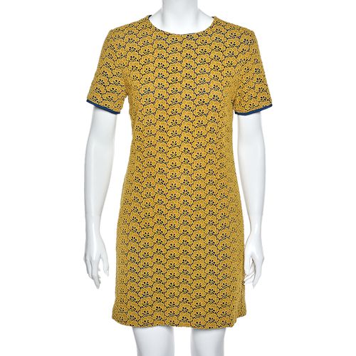 Lace Contrast Lined Shift Dress M - Diane Von Furstenberg - Modalova