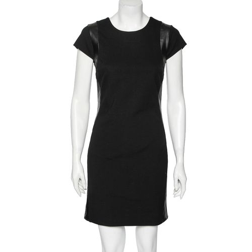 Knit Pele Leather Short Sleeve Dress M - Diane Von Furstenberg - Modalova