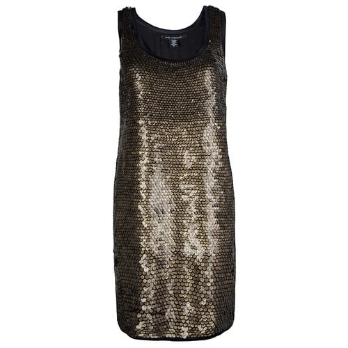 Diane von Furstenberg Gold Sequin Embellished Sleeveless Chika Dress M - Diane Von Furstenberg - Modalova