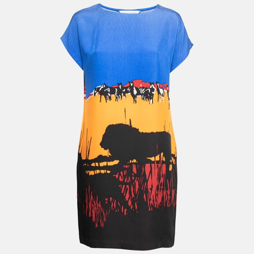 Lion Landscape Print Harriet Dress XS - Diane Von Furstenberg - Modalova