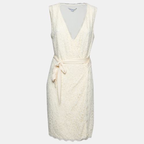 Lace Wrap Dress L - Diane Von Furstenberg - Modalova