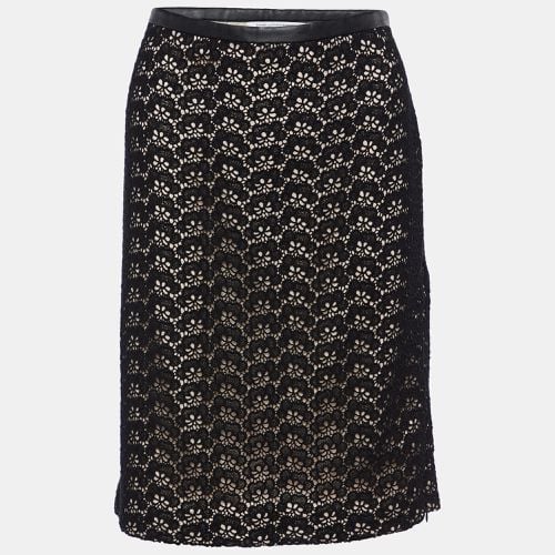 Diane Von Furstenberg Black Stevia Acorn Lace Mini Skirt L - Diane Von Furstenberg - Modalova