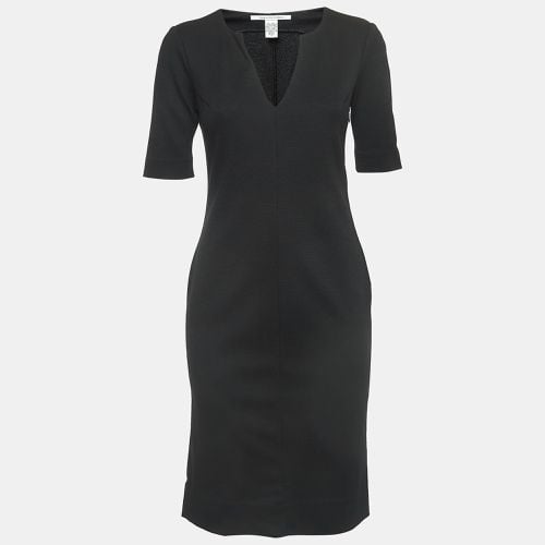 Diane Von Furstenberg Black Knit V-Neck Dress S - Diane Von Furstenberg - Modalova