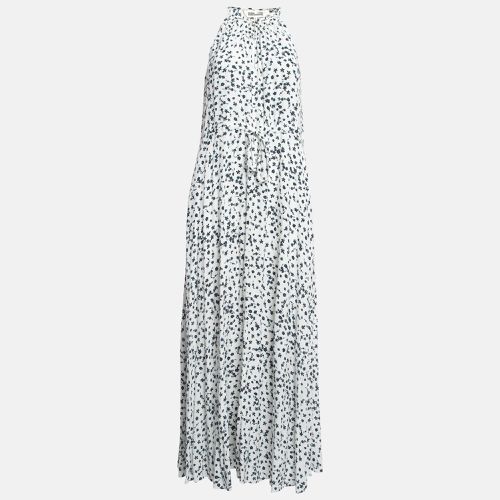 Floral Print Crepe Drawstring Waist Maxi Dress M - Diane Von Furstenberg - Modalova