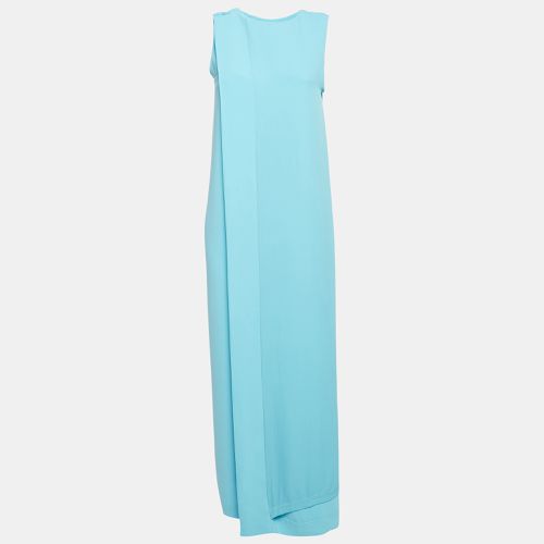 Diane Von Furstenberg Blue Stretch Crepe Wrap Maxi Dress S - Diane Von Furstenberg - Modalova