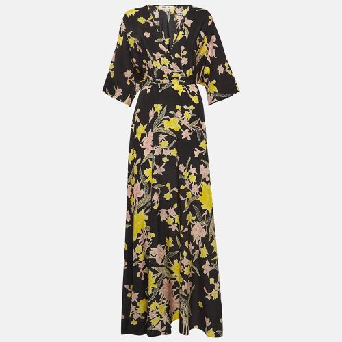 Floral Print Silk Maxi Wrap Dress M - Diane Von Furstenberg - Modalova