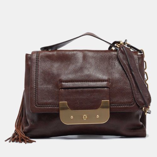 Diane Von Furstenberg Dark Brown Leather Harper Day Shoulder Bag - Diane Von Furstenberg - Modalova