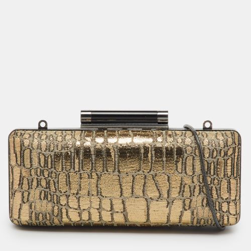 Diane Von Furstenberg Metallic Gold Jacquard Clutch - Diane Von Furstenberg - Modalova